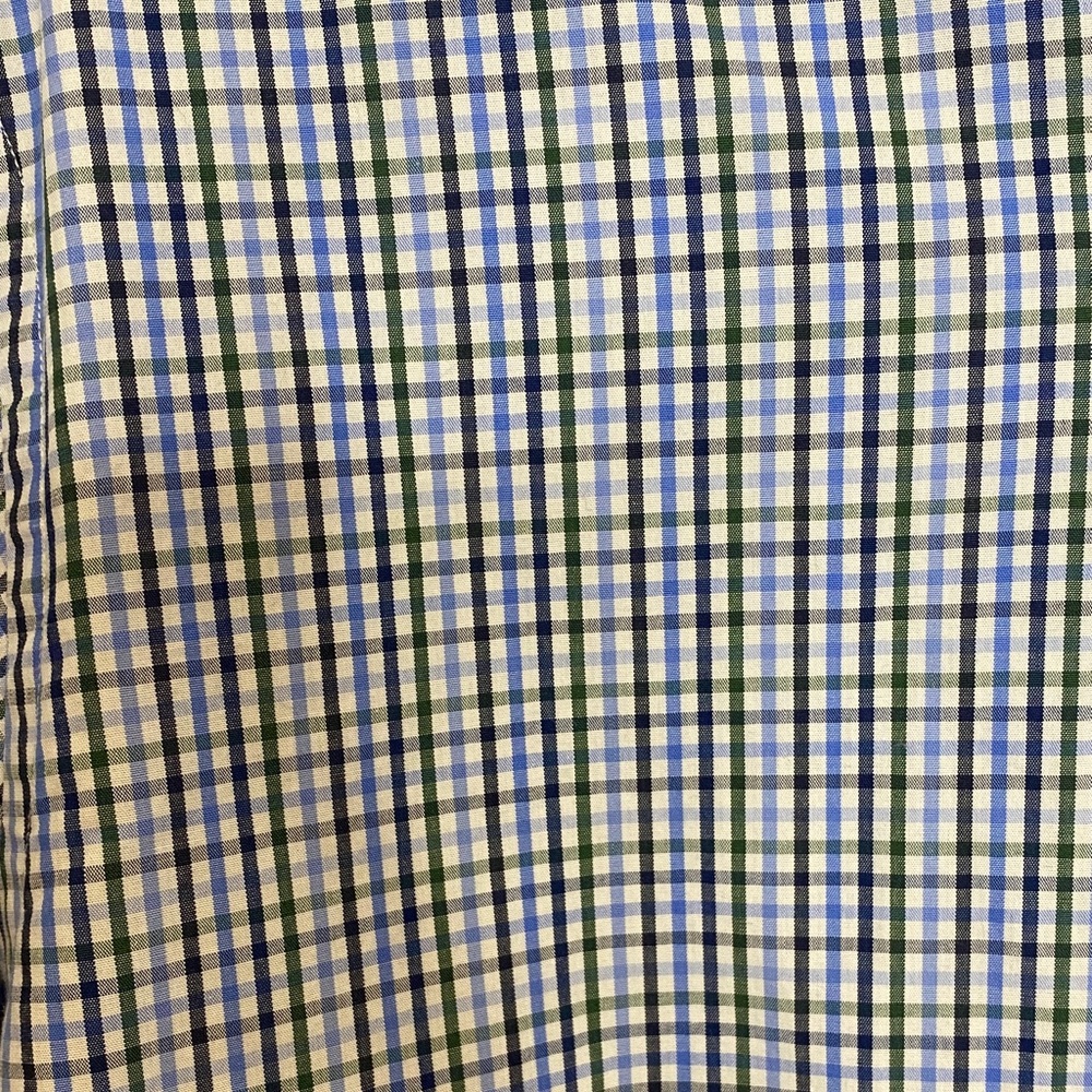 Tommy Hilfiger Blue Gingham Cotton‎ Dress Shirt Office US L - Picture 5 of 16